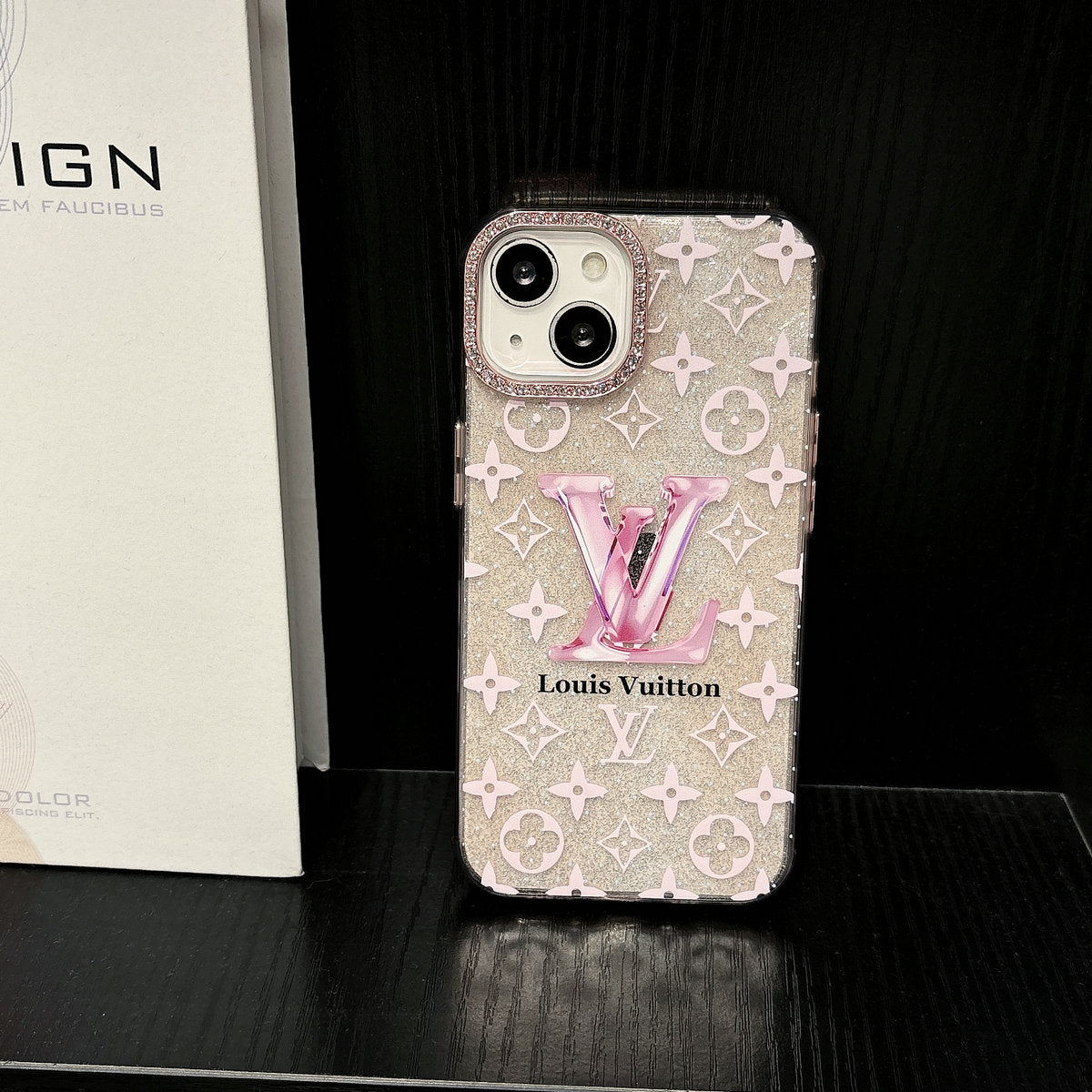 LoveV 2024 Glitter Rhinestone Case