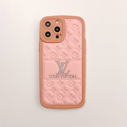 LoveV Spring Latest Logo Embossed with Glitter Phone Case