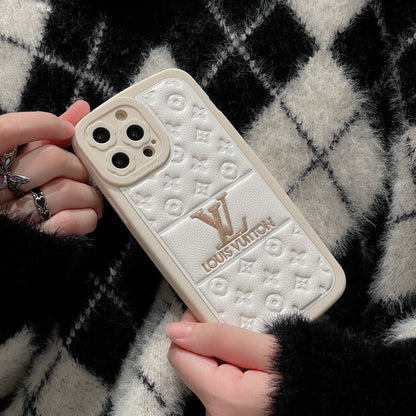 LoveV Spring Latest Logo Embossed with Glitter Phone Case