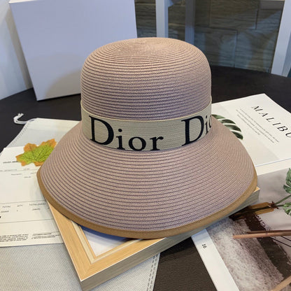 DIOR Summer Collection Polyester Women's Sun Hat - Bucket Hat