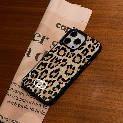 GG Autumn Leopard Fur Case