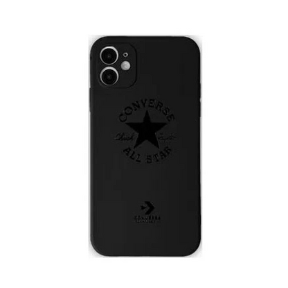 Pure Black Fancy Phone Case For iPhone 13