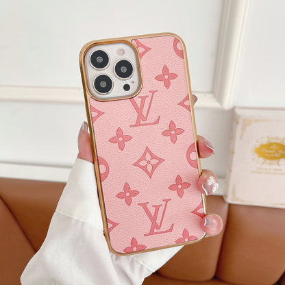 Love Versus Electroplated Embossed Logo Phone Case