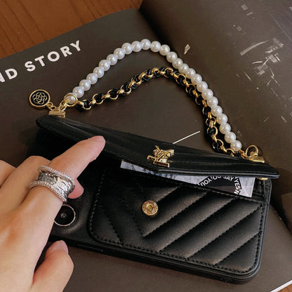 YS1 Handbag Pearl Chain Case