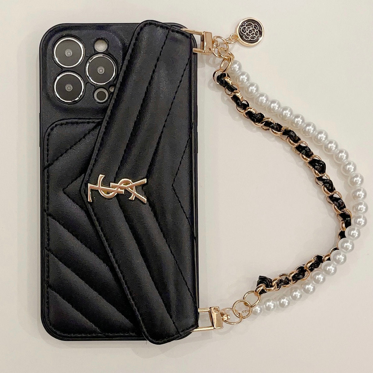 YS1 Handbag Pearl Chain Case