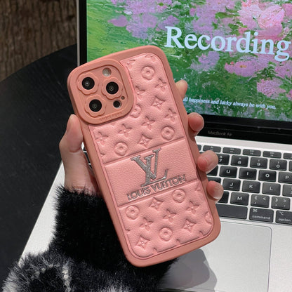 LoveV Spring Latest Logo Embossed with Glitter Phone Case