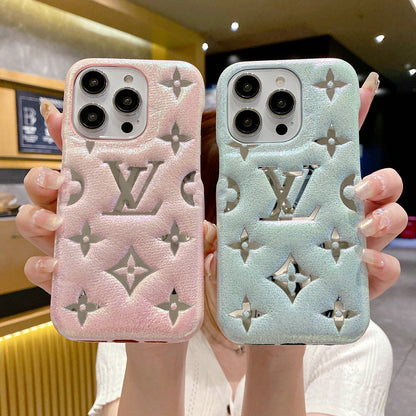 LoveV Mirror Flowere Mbossed Case