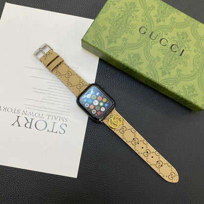 GG 2023 Autumn Patent Leather IWatch Strap