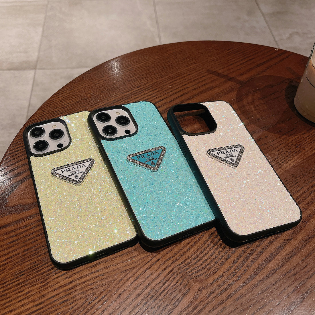 PRDA Glitter Diamond Logo Case