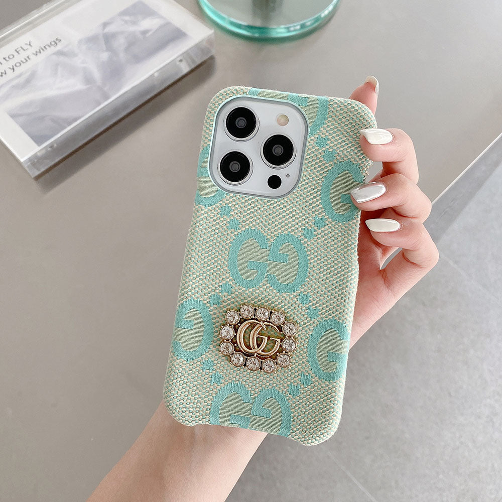 GG Fabric Diamond Logo Case