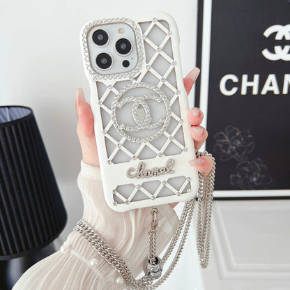 CC Hollow Rhinestone Case