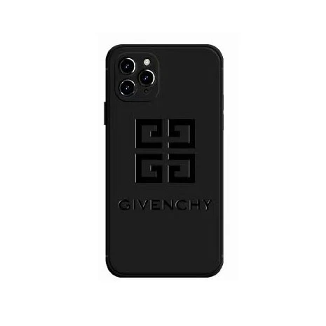 Pure Black Fancy Phone Case For iPhone 13