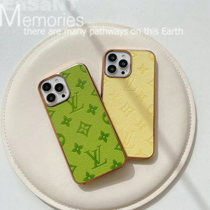 Love Versus Electroplated Embossed Logo Phone Case