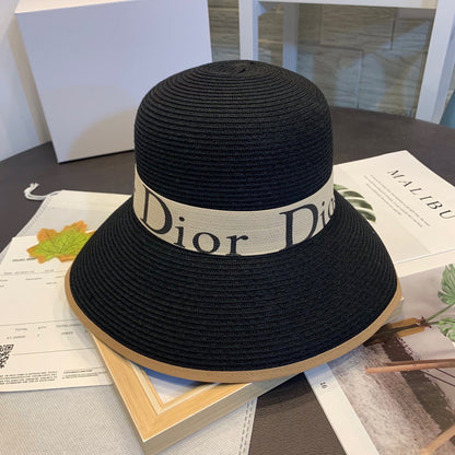 DIOR Summer Collection Polyester Women's Sun Hat - Bucket Hat