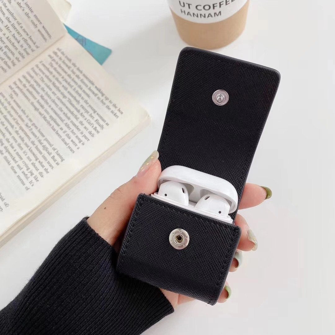 PD Metal Button Headphone Bag For Airpods