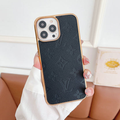 Love Versus Electroplated Embossed Logo Phone Case