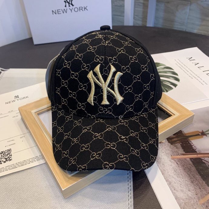 Gucci x MLB Collaboration: 2023 Summer Collection Stylish Baseball Caps for Men and Women, Featuring Classic Team Logos of MLB