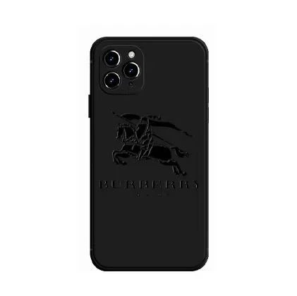 Pure Black Fancy Phone Case For iPhone 13