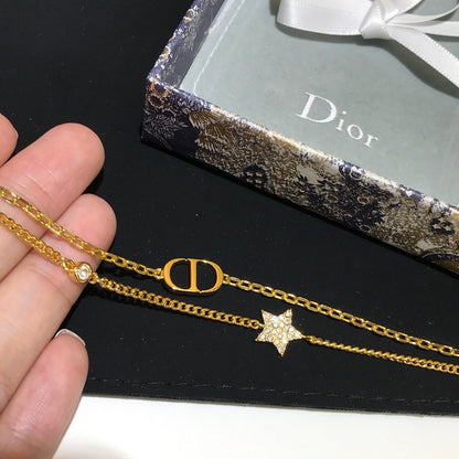 Dual-Layer Star and Moon  Bracelet from CD