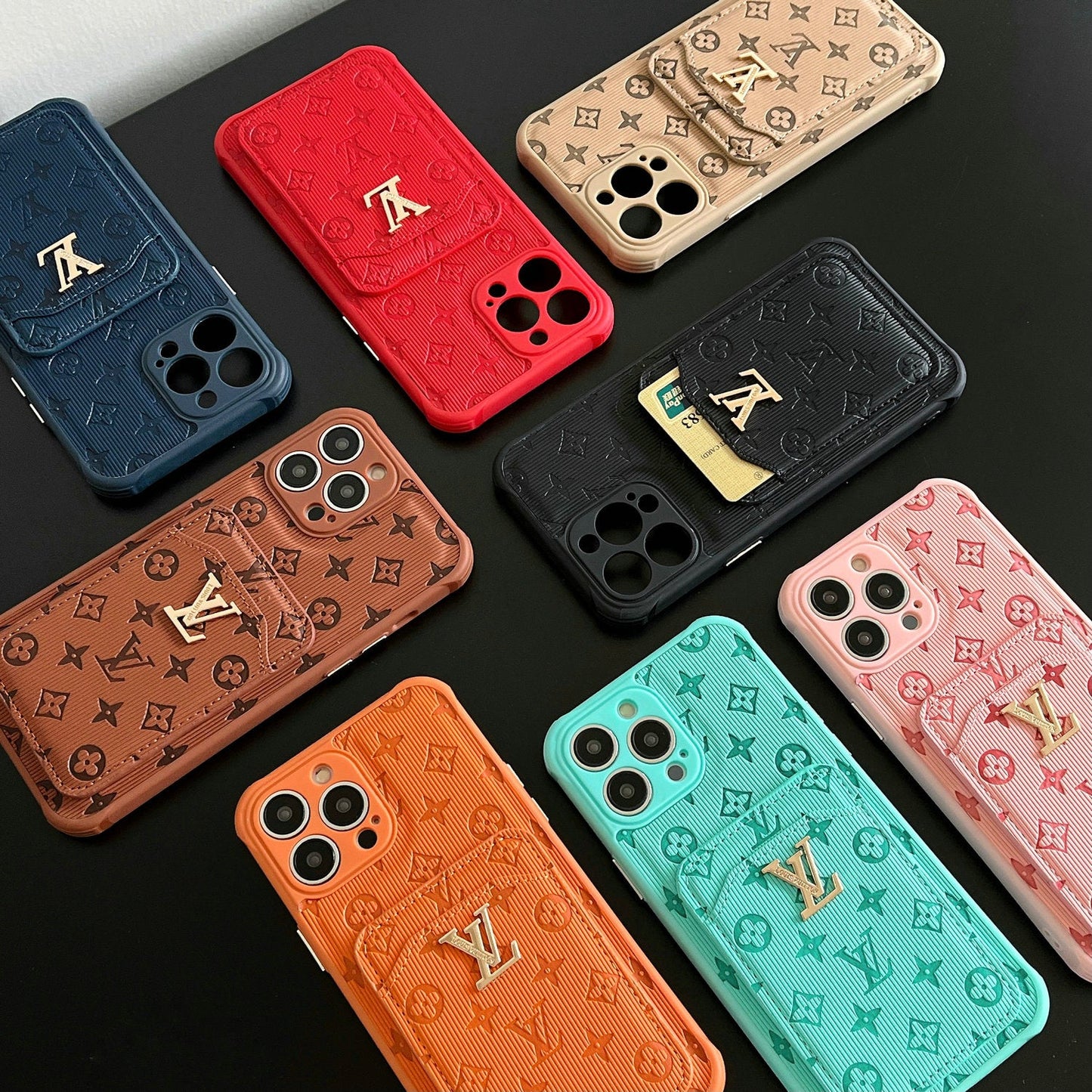 LoveV Embossed Logo Card Pack Phone Case