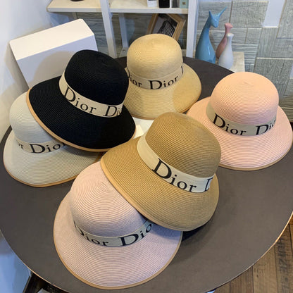 DIOR Summer Collection Polyester Women's Sun Hat - Bucket Hat