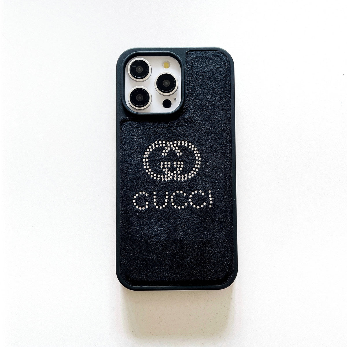 Famous Brand Velvet Rhinestones Case