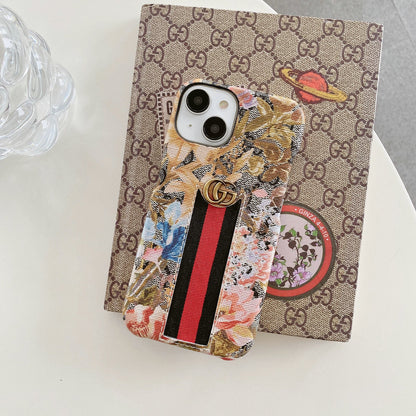 Flower GG Metal Logo Phone Case