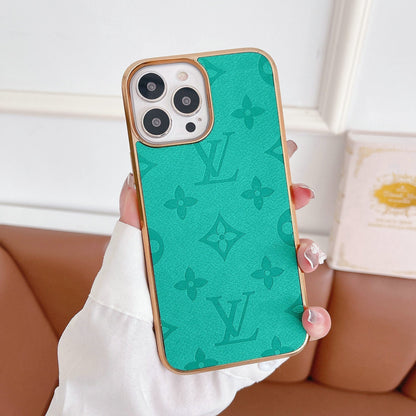 Love Versus Electroplated Embossed Logo Phone Case