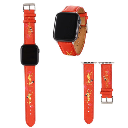 Fancy Letter Design Printed Watchband For iWatch