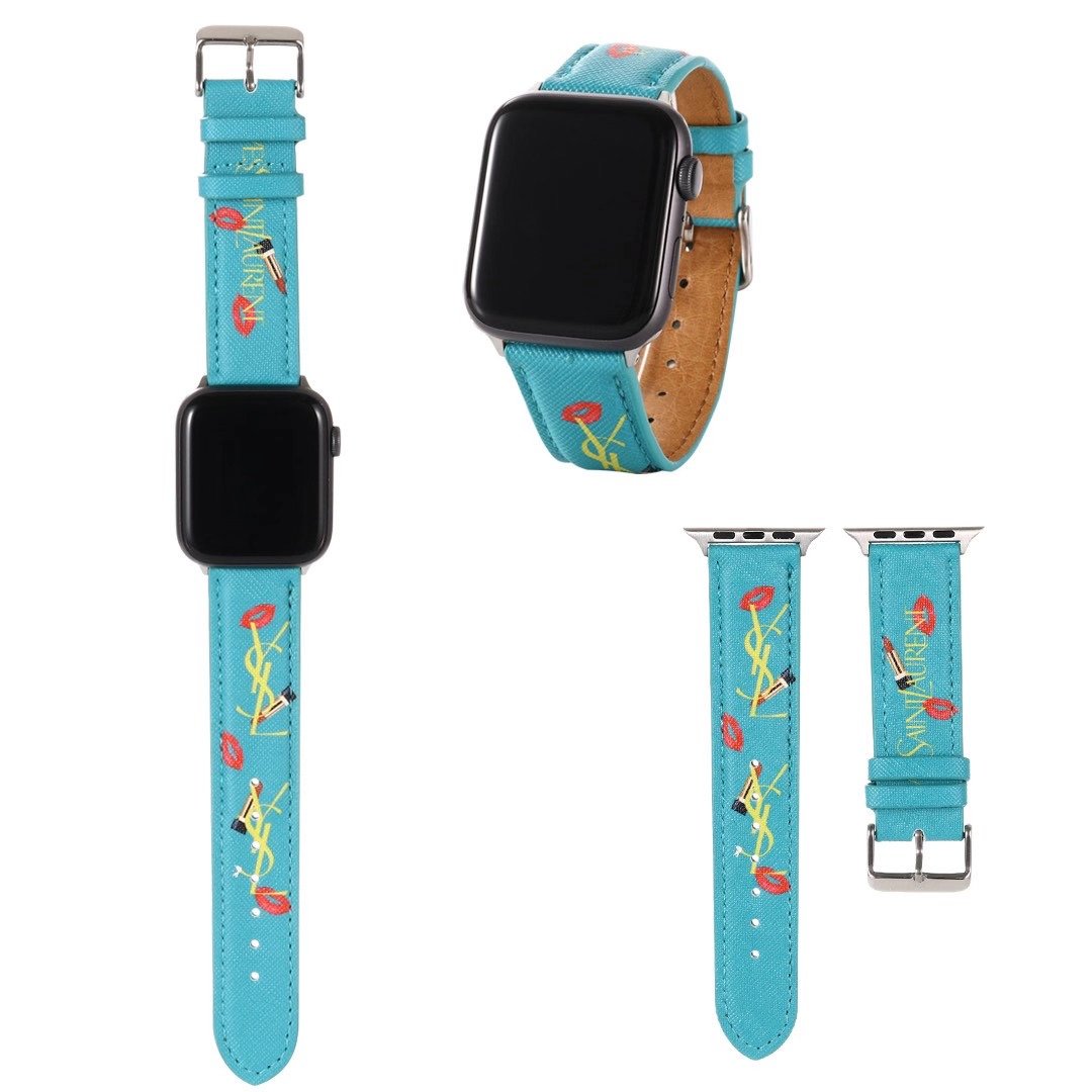 Fancy Letter Design Printed Watchband For iWatch