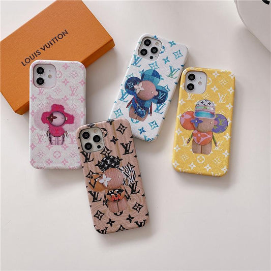 Floral Head Phone Case For Samsung