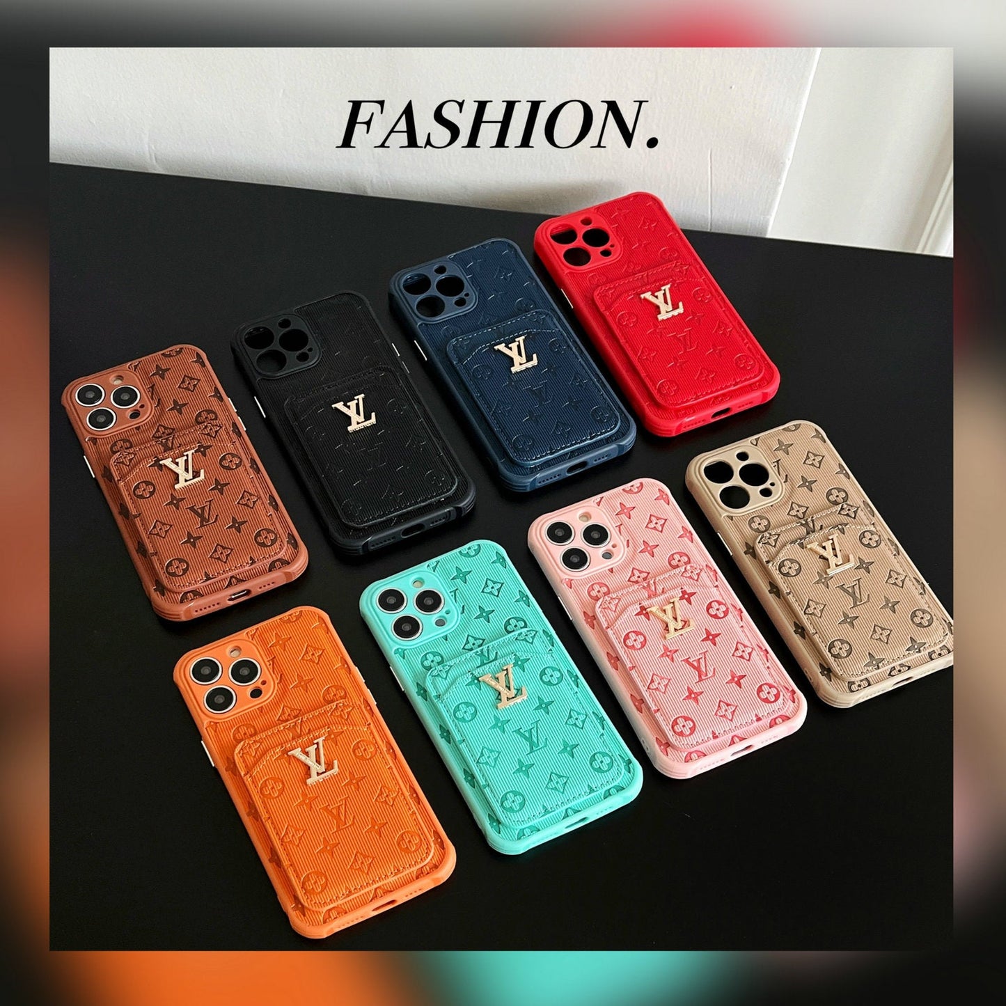 LoveV Embossed Logo Card Pack Phone Case