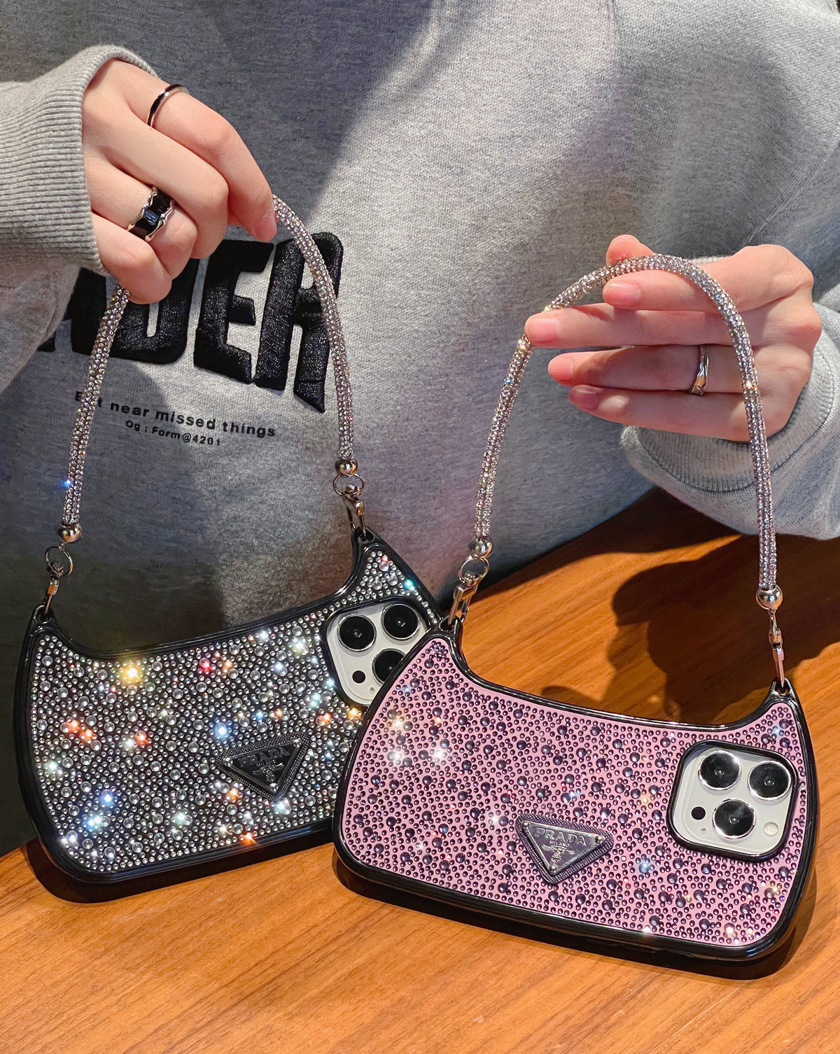 PRDA Messenger Bag Full of Diamonds Case