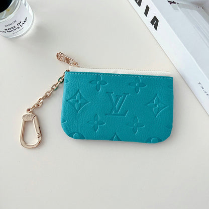 LoveV Embossed Logo Pendant Card Bag/coin Purse