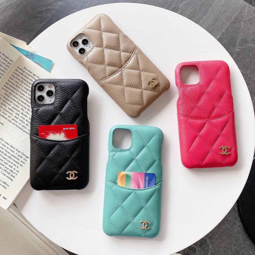 Diamond Leather Phone Case For iPhone