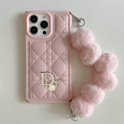 CD Plush Ball Bracelet Case