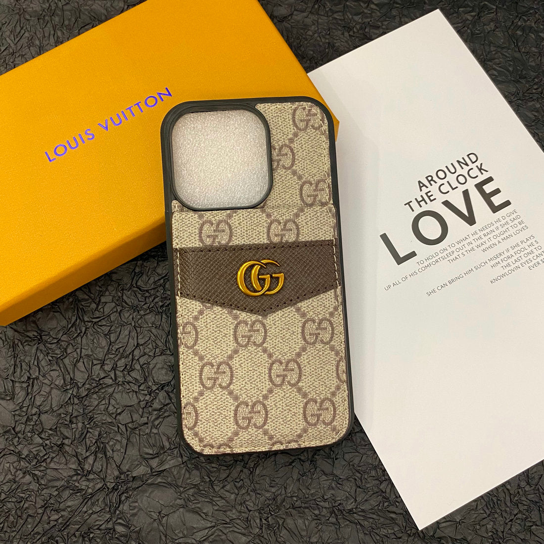 LoveV&GG  Flip Card Holder Case