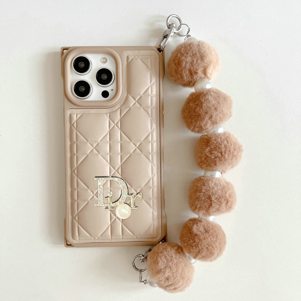 CD Plush Ball Bracelet Case