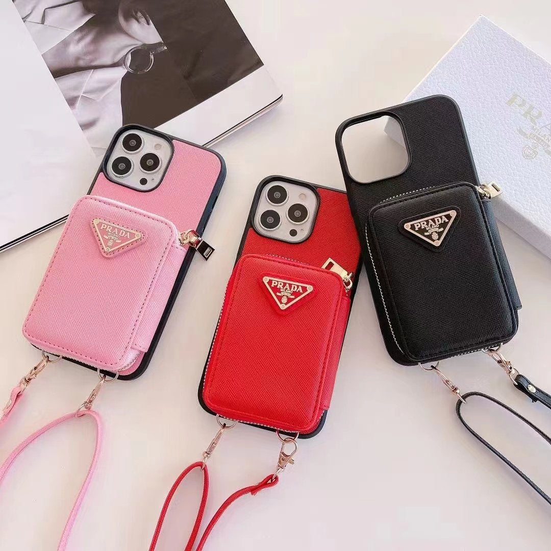 PP Phone Case With Purse For iPhone