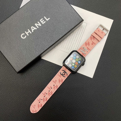 CC 2023 Autumn Patent Leather IWatch Strap