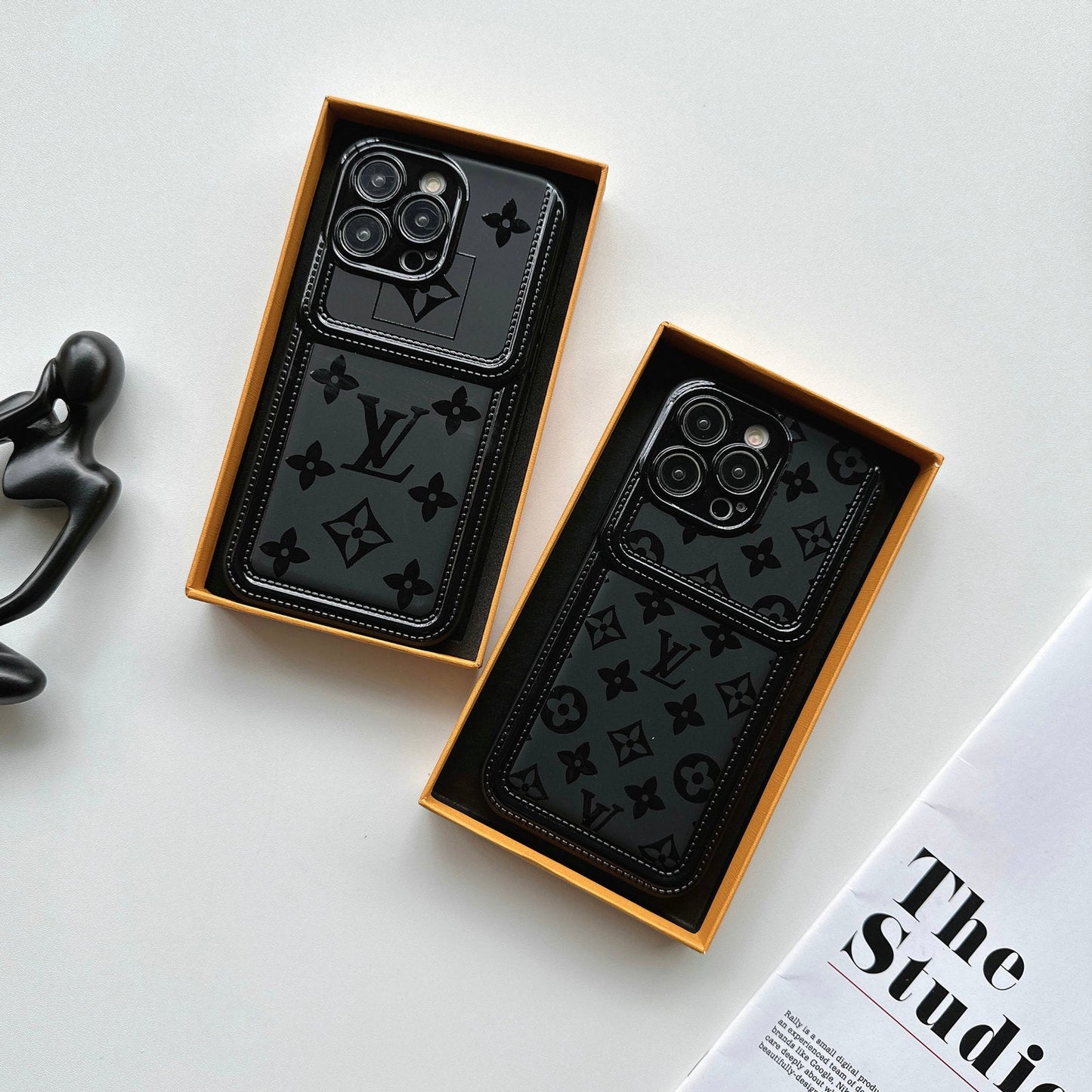 LoveV Pure Black Premium Phone Case