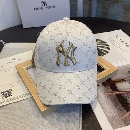 Gucci x MLB Collaboration: 2023 Summer Collection Stylish Baseball Caps for Men and Women, Featuring Classic Team Logos of MLB