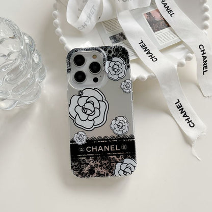 Famous Brand Scalding Silver Phone Case