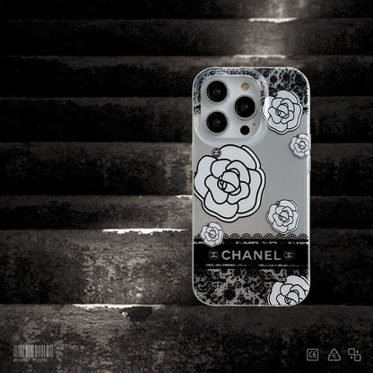 Famous Brand Scalding Silver Phone Case