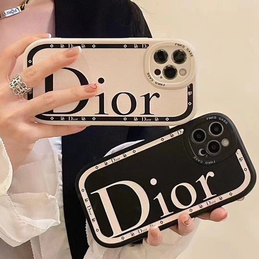 DD Printed Line Deco Phone Case For iPhone