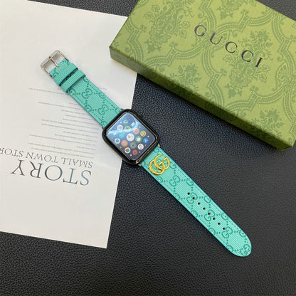 GG 2023 Autumn Patent Leather IWatch Strap