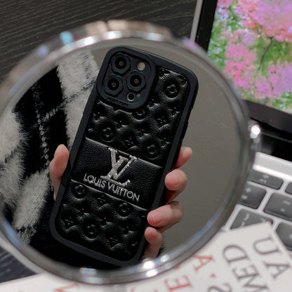 LoveV Spring Latest Logo Embossed with Glitter Phone Case