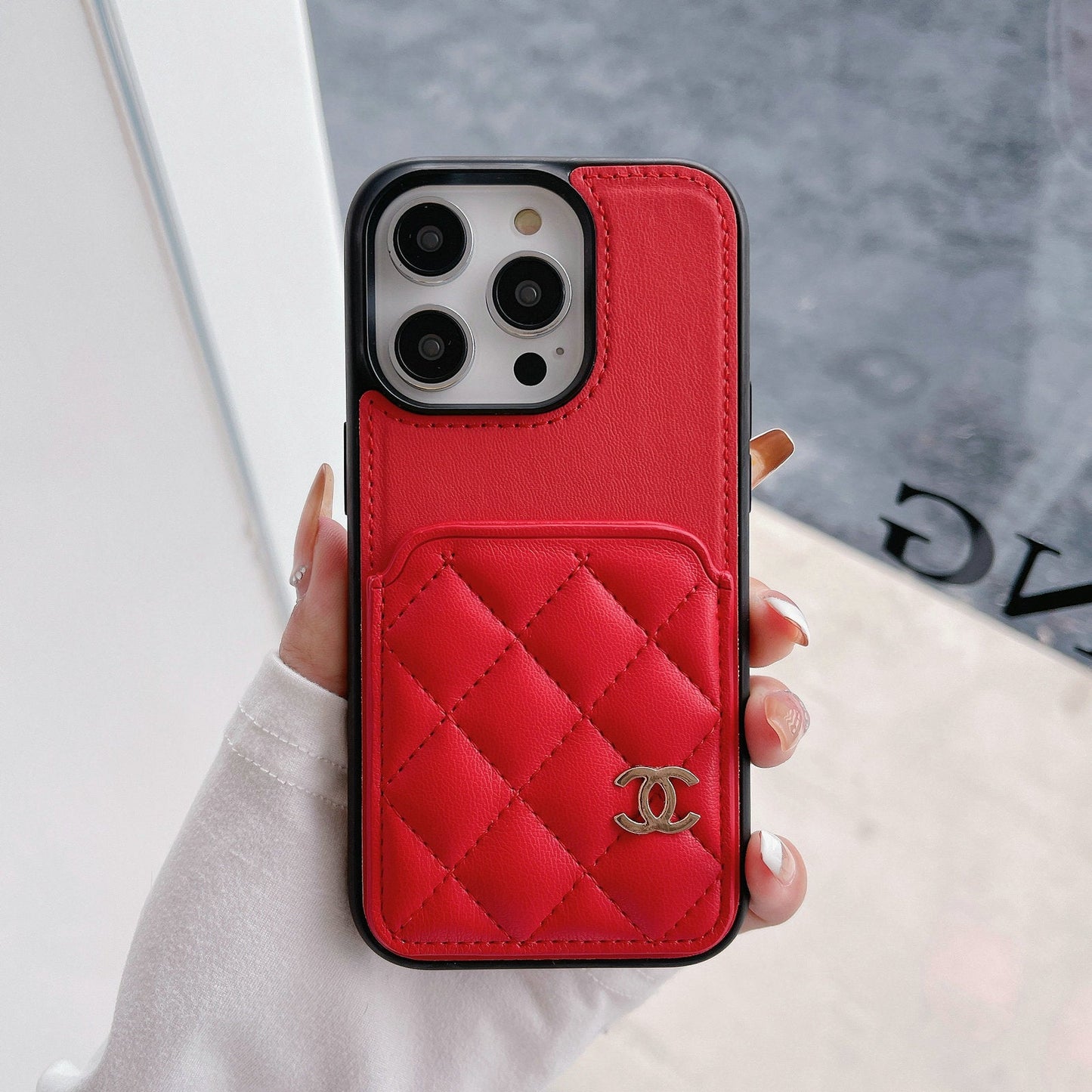 CC Card-wrapped Phone Case