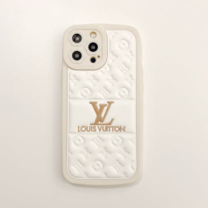 LoveV Spring Latest Logo Embossed with Glitter Phone Case