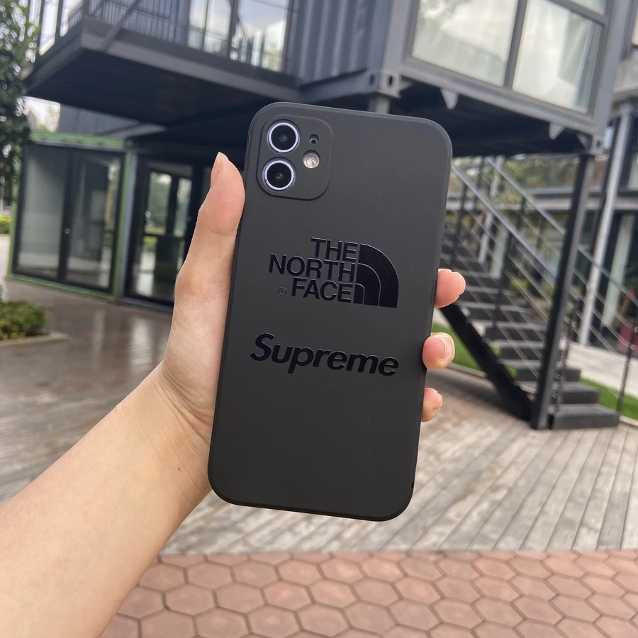 Pure Black Fancy Phone Case For iPhone 13